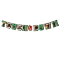 Striscione touchdown a tema rugby con motivi di calcio per decorazioni Super Bowl - Striscione Lettere (TOUCH DOWN)