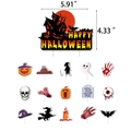 16-delige Halloween taartdecoratie set met Happy Halloween kasteel, pompoen en spook - Taarttoppers