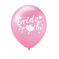Palloncino Bride to be 12 pollici oro rosa con scritte bianche per decorazione addio nubilato - Bride To Be Rosa