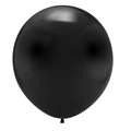Ballon noir rond de 36 pouces en latex brillant pour fête de révélation du genre - Ballon Noir de 36 pouces