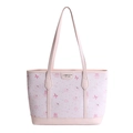Pink My Melody tote bag with bow prints and long handles for women shoulder carry - No Pendant / Pink