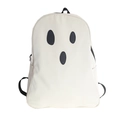 Zaino a forma di fantasma bianco con espressione spaventosa per Halloween - Viso Bianco Sorpreso