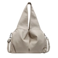 Large cream white minimalist tote bag with adjustable strap for daily commute and fashion - Off White