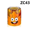 Autumn maple leaf bulletin border roll with cute cartoon faces for classroom decor - Cartoon Maple Leaf Style (ZC43)