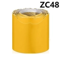 Macro shot of bright yellow scalloped bulletin board border trim roll for classroom display - Yellow Style (ZC48)