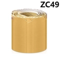 Close-up of yellow scalloped border trim roll for classroom bulletin board decoration - Golden Yellow Style (ZC49)