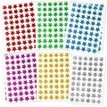 Set of 30 sheets colorful glitter star stickers for reward charts and DIY crafts - Multicolor Mixed Style (PZ68)