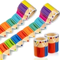 Bordo decorativo colorato a forma di matita in rotolo per bacheche e decorazioni aula - Motivo Matita (ZA44) / 7.6CM-7.9M/Rotolo