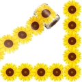 Sunflower bulletin board border stickers roll for classroom and home wall decoration - Sunflower Fence Pattern (CI21) / 7.5CM / Total Length 10M