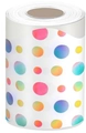 10-meter roll of watercolor polka dot decorative stickers for DIY crafts and gift wrapping - Watercolor Gradient Dots (Z204) / 7.5CM / Total Length 10M