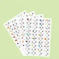 Autocollants d'apprentissage d'anglais pour enfants avec codes QR éducatifs - Vocabulaire Seulement