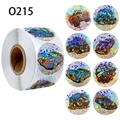 Holographic laser race car stickers roll with 8 dynamic vehicle designs for decoration - Racing Car Style (O125) / 500PCS/2.5cm