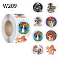 Rollo de pegatinas de setas y ranas para sellado decorativo de cajas de regalo - W209; 2,5cm/500pcs