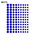 Pegatinas de diamantes azules W215 con gemas facetadas para manualidades y decoración - Estilo de Diamante de Imitación Azul Profundo (W215)
