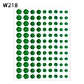 Emerald green glitter round reward stickers with holographic laser sparkle effect, 110 pieces - Emerald Green Glitter Style (W218) / 10 Pieces/Pack (21*15cm)