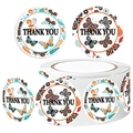 Roll of 500 butterfly thank you stickers for wedding favors and bridal shower decor - CX29 / 1 Inch - 2.5 cm