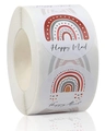 Rainbow happy mail stickers roll for business packaging and mailer decoration - C220 Sticker Roll