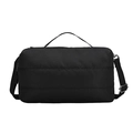 Sac fourre-tout noir matelassé en nylon imperméable avec bandoulière réglable - Noir
