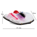 Side view of Payday 2 style resin clown mask with dimension markings of 27.5x19x9cm - Hoxton Classic Clown Style (M271)
