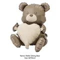 Matte sitting bear aluminum balloon for kids birthday decoration, size 66x66cm - Matte Sitting Bear