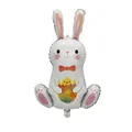 Palloncino pasquale a forma di coniglietto seduto con uovo e pulcino per feste - Easter Sitting Bunny