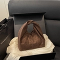 Modische Leopard-Tragetasche mit gedrehtem Griff im Premium-Geschenkkarton-Set - Braun