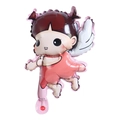 16-inch mini angel foil balloon in cute pink cartoon girl shape for birthday party decor - Fairy Shape / 16"