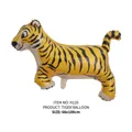 Tiger shaped animal foil balloon for jungle theme party decoration, size 66x100cm - Large Shaped Tiger