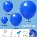 Kit arche de 110 ballons bleu roi de tailles variées de 5 à 18 pouces avec outils - Bleu
