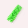Disposable emerald green plastic knives set for kids farm animal birthday party supplies - Green Knife