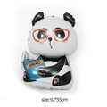 Palloncino panda laureato in alluminio con occhiali e borsa GRAD per decorazioni - Panda che Legge