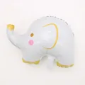 Cute white cartoon elephant foil balloon for children's birthday party decorations - Cute White Elephant
