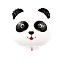 Cute panda head shaped foil balloon with classic black and white cartoon design for party - 18-Inch Panda Head