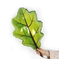 Globo de papel de aluminio de hoja verde para decoraciones de fiesta temática jungla - Hoja de Marihuana Verde