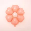 Daisy flower foil balloon in peach pink color for party decoration and celebrations - Medium Pink Daisy