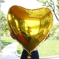 Grande palloncino a cuore in alluminio dorato per decorazioni di nozze e feste - Oro Cuore