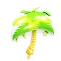 Large tropical coconut palm tree foil balloon for summer party decorations in green and gold - Large Coconut Tree