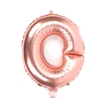 16 inch rose gold aluminum foil balloon in letter O shape for party decorations - 16 Inch Thin-Letter O / Rose Gold