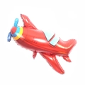Lebhafter roter Flugzeugballon aus Aluminiumfolie für Astronauten Kindergeburtstage - Mini Vintage Flugzeug