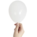 Singolo palloncino in lattice bianco opaco da 5 pollici per decorazioni nuziali - Bianco