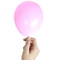 Palloncino tondo rosa opaco da 5 pollici in lattice per decorazioni da festa - Rosa