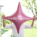 Palloncino a quattro punte in alluminio rosa metallizzato per decorazioni di feste - Stella Rosa