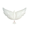 Palloncino colomba della pace in alluminio bianco per decorazioni nuziali e cerimonie - Colomba della Pace / Bianco