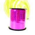 Sparkling laser holographic rose pink ribbon roll for birthday and wedding party decoration - 250 Yards Laser Rose Red