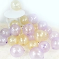 Pearly lavender and champagne gold latex balloons for wedding and party decorations - Gold + Purple
