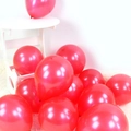 Pomegranate red pearlescent latex balloon for wedding party and birthday arch decoration - Red