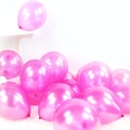 Pearlescent hot pink latex balloons for birthday party arch decoration - Rose Red