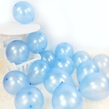 Light blue pearlescent latex balloons for wedding and party decorations - Blue Gold