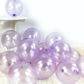 Pearlescent lavender latex balloons for wedding decor and elegant birthday parties - Purple