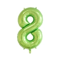 40-Zoll grüner Folienballon Nummer 8 für Geburtstag und Jubiläum Party Dekoration - Nummer 8 (Fruchtgrün)